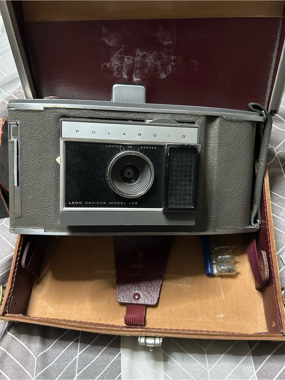 Polaroid Gray Land Camera Model J66 Instant Camera